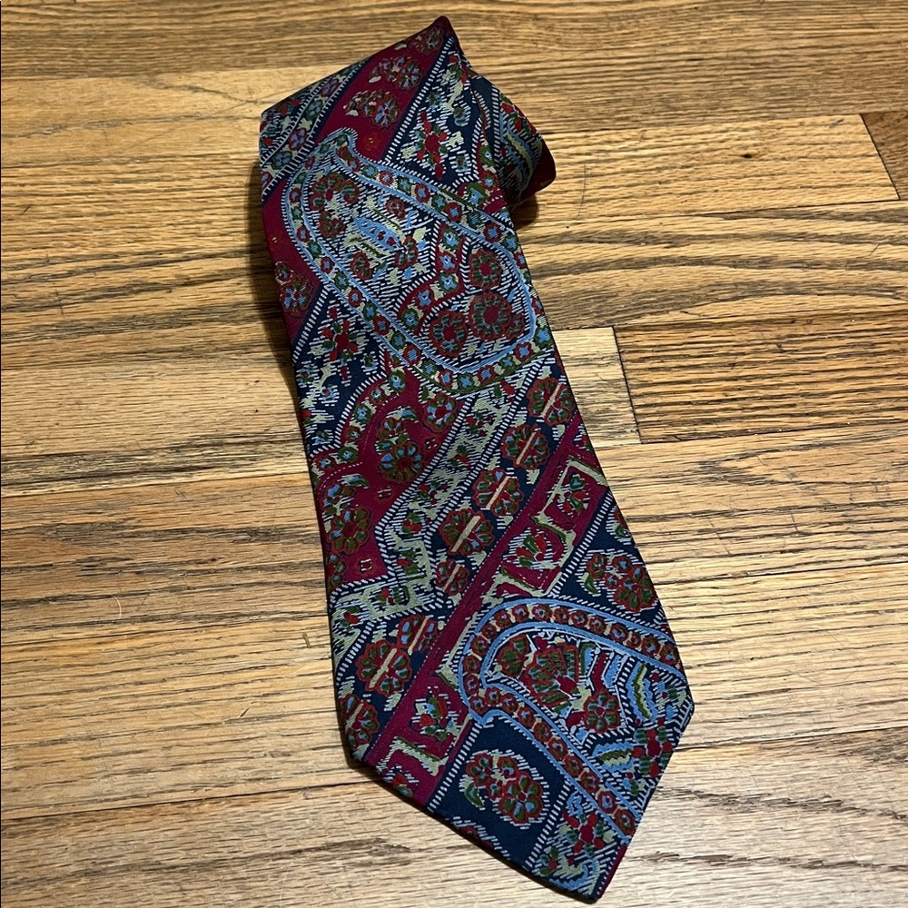 B. Altman and Company Paisley Silk Tie